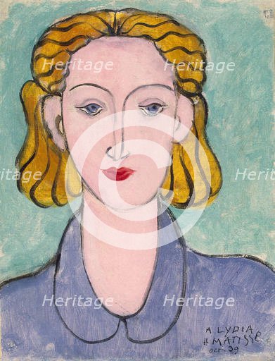 'Young Woman in a Blue Blouse', 1939.  Creator: Henri Matisse.