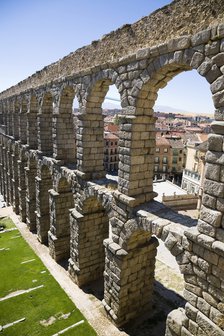 The Aqueduct of Segovia (Acueducto de Segovia), Segovia, Spain, 2007. Artist: Samuel Magal