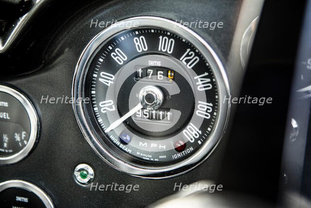 Speedometer of a 1965 Aston Martin DB5. Creator: Unknown.