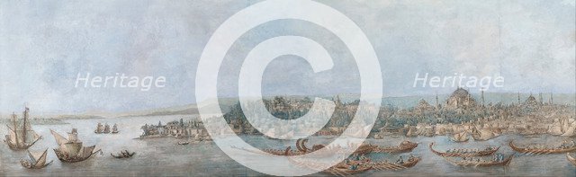 Panorama of Sarayburnu, Late 18th cent.. Artist: Cassas, Louis-François (1756-1827)