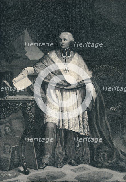 'Cardinal Joseph Fesch', c1830, (1896). Artist: M Haider.