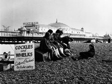 Brighton Beach, East Sussex, mid 1960s. Artist: Henry Grant