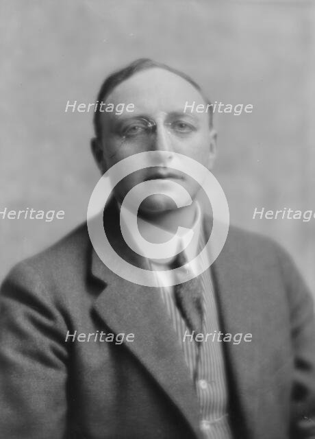 Moench, George, Mr., portrait photograph, 1916. Creator: Arnold Genthe.