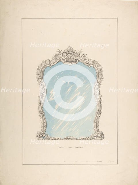 Pier Glasses, 1850-1904. Creator: Robert William Hume.