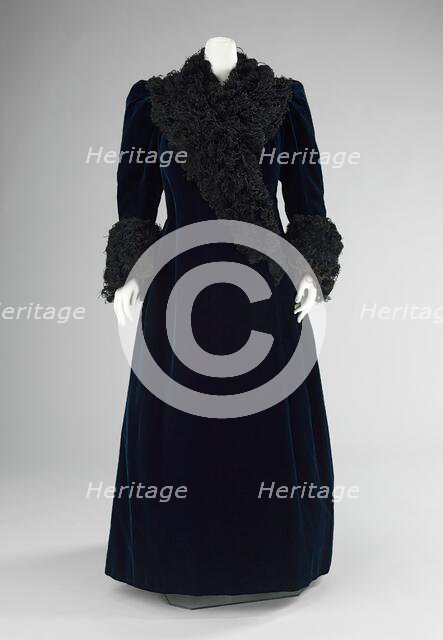 Evening coat, French, ca. 1890. Creator: House of Worth.