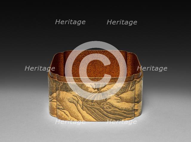 Box (bottom), late 1800s. Creator: Unknown.