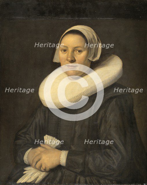 Portrait of a woman, c17th century. Creator: Frans Hals.