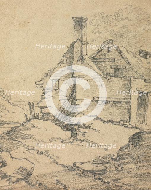 Houses in a Landscape. Creator: Benjamin Barker (British, 1776-1838).