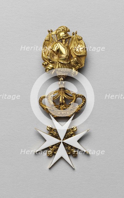 The Maltese cross of Maria Fyodorovna, Late 18th century. Artist: Orders, decorations and medals  