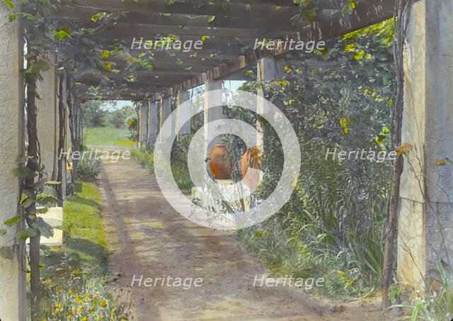"Pre`s Choisis," Albert Herter house, Georgica Pond, East Hampton, New York, 1913. Creator: Frances Benjamin Johnston.