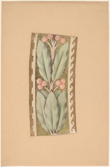 Study for a Border Design, 1890/1897. Creator: Charles Sprague Pearce.