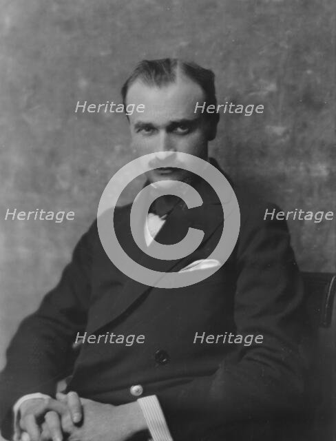 Rosen, Ernest, Mr., portrait photograph, not before 1916. Creator: Arnold Genthe.