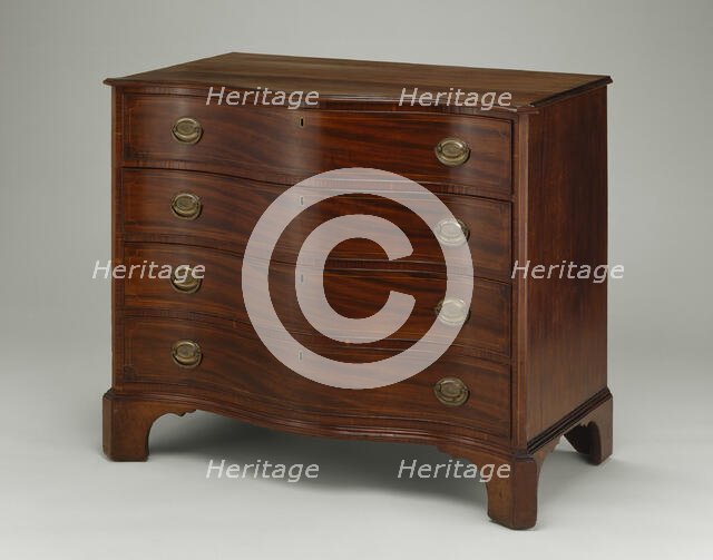 Chest of Drawers, 1800/10. Creator: Langley Boardman.