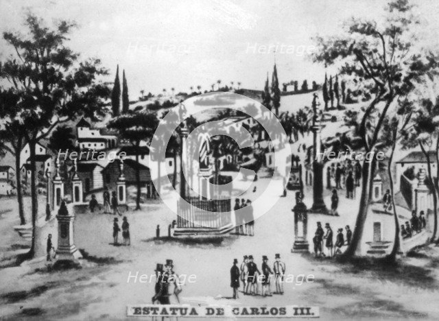 Statue of Charles III, (1903), 1920s. Artist: Unknown