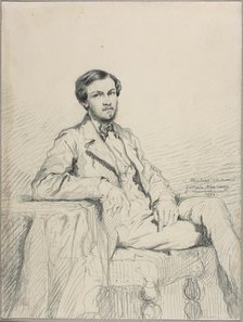 Portrait of Eugène Lacheurié, 1852. Creator: Gustave Moreau.