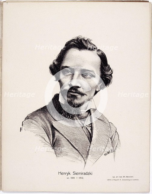 Henryk Siemiradzki (1843-1902), 1917. Artist: Barwicki, Wladyslaw (1865-1933)