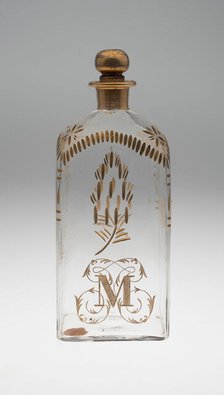 Tall Bottle with Stopper, Spain, c. 1771. Creator: Unknown.