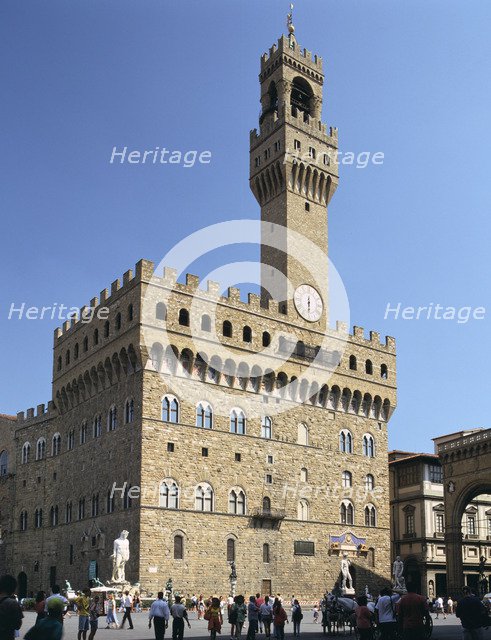 Piazza della Signoria and Palazzo Vecchio, Florence, Italy