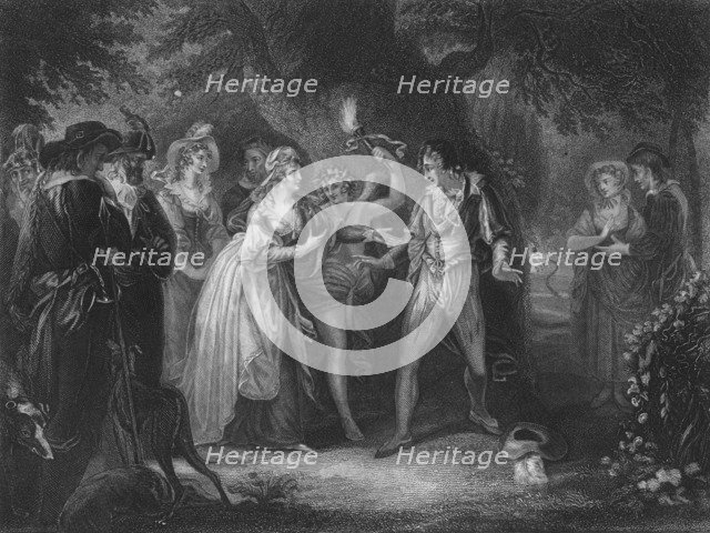 Act V Scene iv from As You Like It, c19th century. Artist: Unknown.