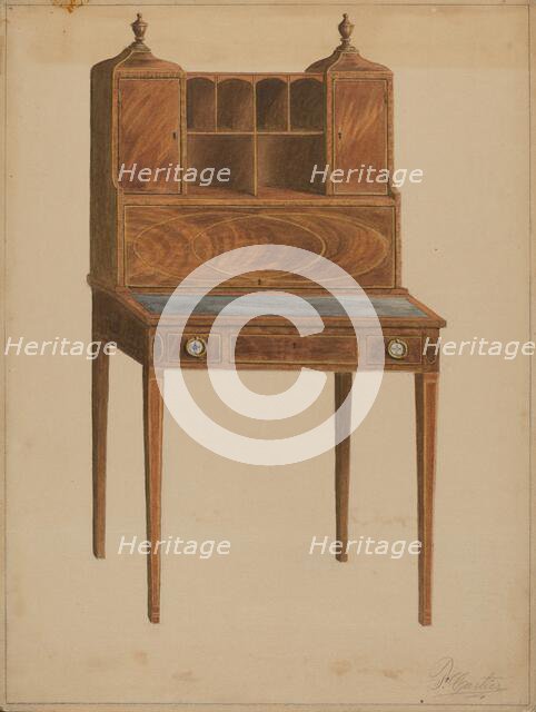 Cabinet, 1935/1942. Creator: Ferdinand Cartier.