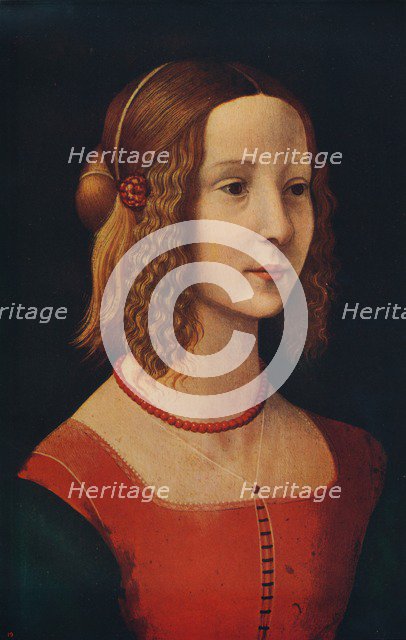 'Portrait of a Girl', c1490, (c1915). Artist: Unknown.