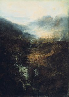 'Morning amongst the Coniston Fells, Cumberland', 1798. Artist: JMW Turner