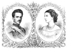 The Crown Prince Humbert of Italy and Princess Margaret of Savoy, 1868. Creator: Unknown.