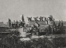 Fortification works on the coast of Santiago de Cuba, Cuban War of Independence (1895-1898), 1898. Creator: Arturo Carretero y Sánchez.
