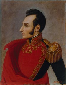 Portrait of Antonio José de Sucre (1795-1830), 1890. Creator: Salas, José R. (active 1870-1894).