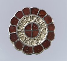 Rosette Brooch, Frankish, last quarter 6th century. Creator: Unknown.