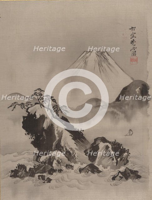 Mount Fuji, ca. 1887. Creator: Kawanabe Kyosai.