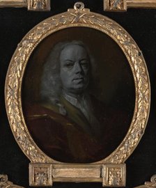 Portrait of Frans Greenwood, Miniaturist, Glass Engraver and Poet in Dordrecht, 1732-1771. Creator: Aert Schouman.