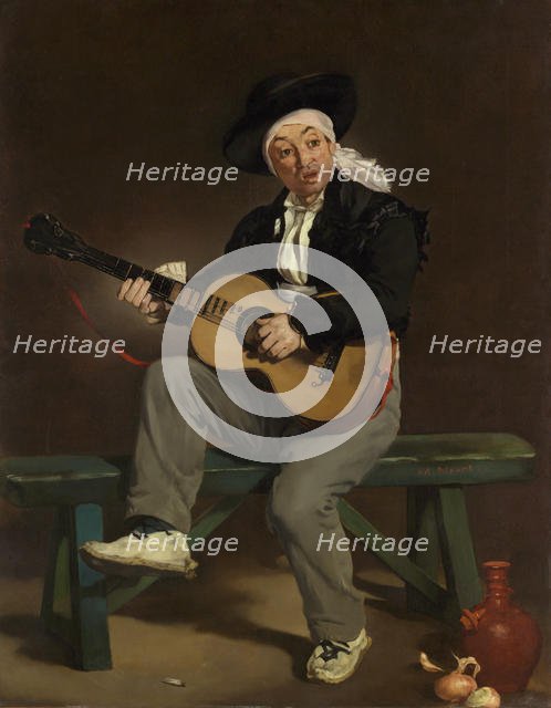 The Spanish Singer, 1860. Creator: Edouard Manet.