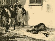 Assassination of Count Franz Philipp von Lamberg, Budapest, Hungary, 1848 (c1890). Creator: Unknown.