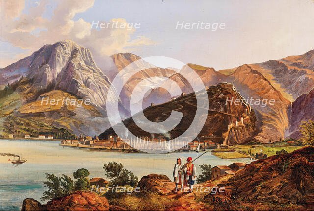 View of the city of Kotor, 19th century. Creator: Unknown artist.
