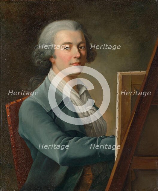 Self-Portrait, c. 1785. Creator: Hetsch, Philipp Friedrich (1758-1838).