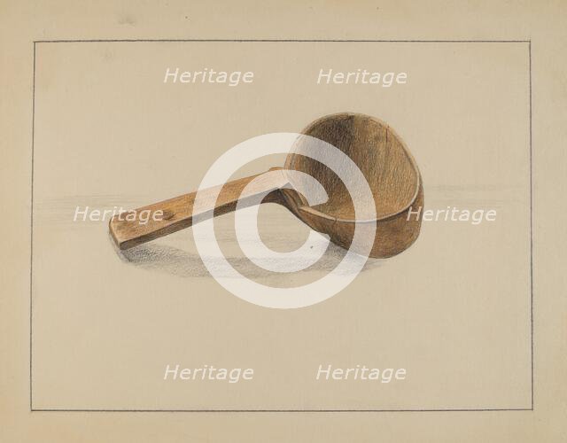 Ladle, c. 1936. Creator: Yolande Delasser.