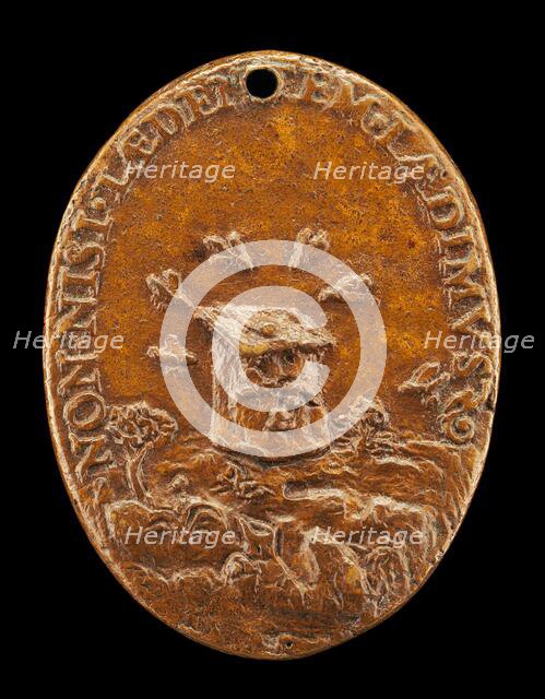 Bees around a Hive [reverse], 16th century. Creator: Unknown.