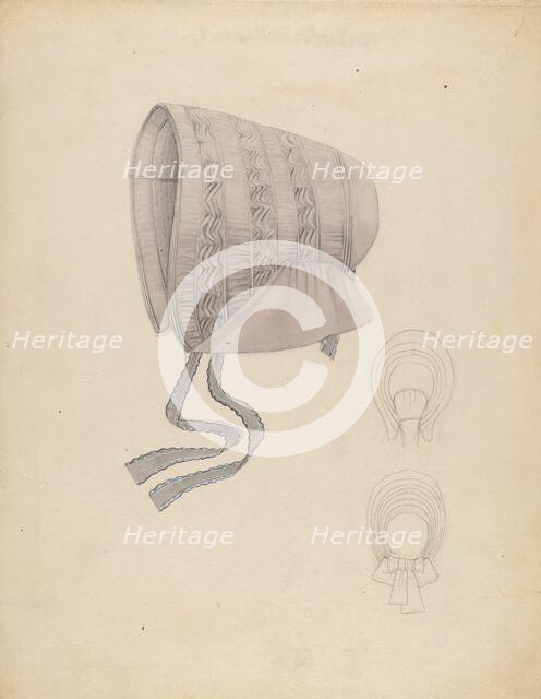 Bonnet, 1935/1942. Creator: Bessie Forman.