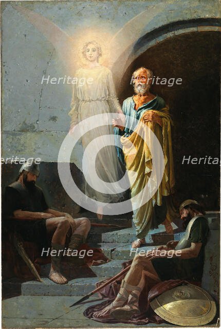 The Liberation of Saint Peter, 1889. Creator: Ryabushkin, Andrei Petrovich (1861-1904).