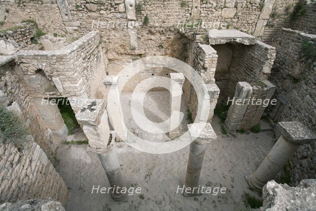 The House of the Hunting Scene, Bulla Regia, Tunisia. Artist: Samuel Magal