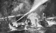 The Dogger Bank Incident, Russo-Japanese War, 1904-5. Artist: Unknown