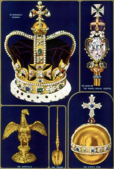 Crown Jewels of the United Kingdom, 1937. Artist: Unknown
