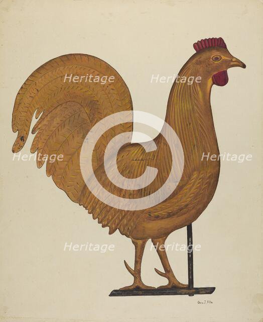 Weather Vane, c. 1938. Creator: George File.