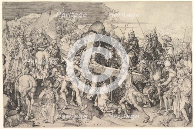 Christ Carrying the Cross, ca. 1475-80. Creator: Martin Schongauer.