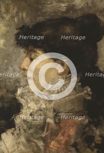 Sarah Bernhardt (1844-1923), c1870. Creator: Jules Bastien-Lepage.