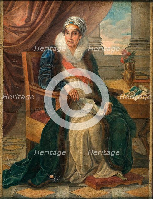 Portrait of Countess Catherine Petrovna Shuvalova (1743-1816), née Saltykova. Creator: Camuccini, Vincenzo (1771-1844).