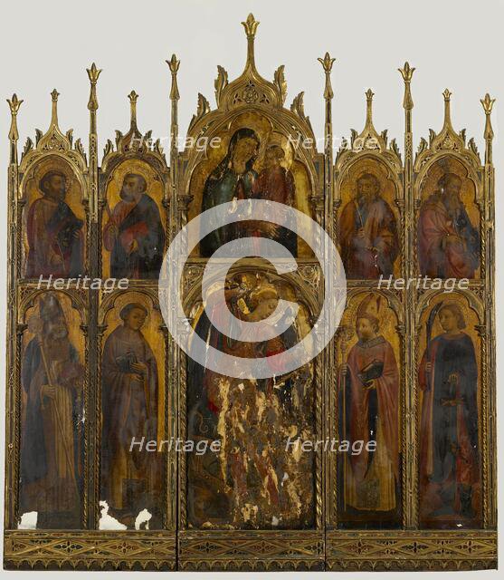 Madonna and Child with St. Michael and Other Saints, c1440. Creator: Antonio Vivarini.