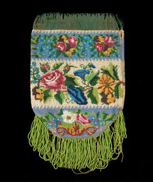 Pouch, American, 1830-60. Creator: Unknown.