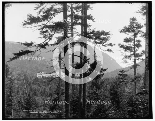 The Crawford House from the north, Crawford Notch, White Mountains, c1900. Creator: Unknown.